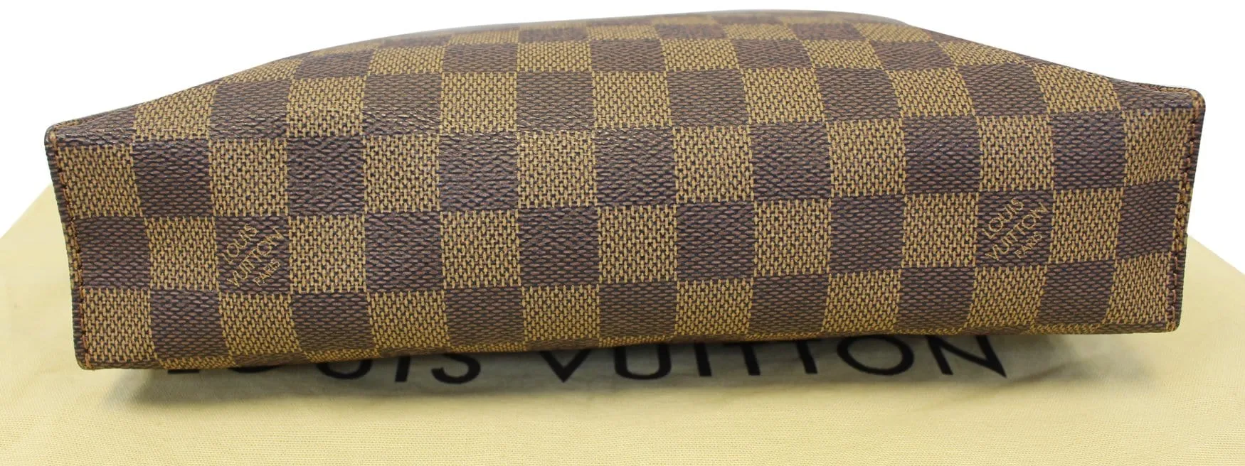 LOUIS VUITTON Damier Ebene Poche Toilette 25 Cosmetic Pouch