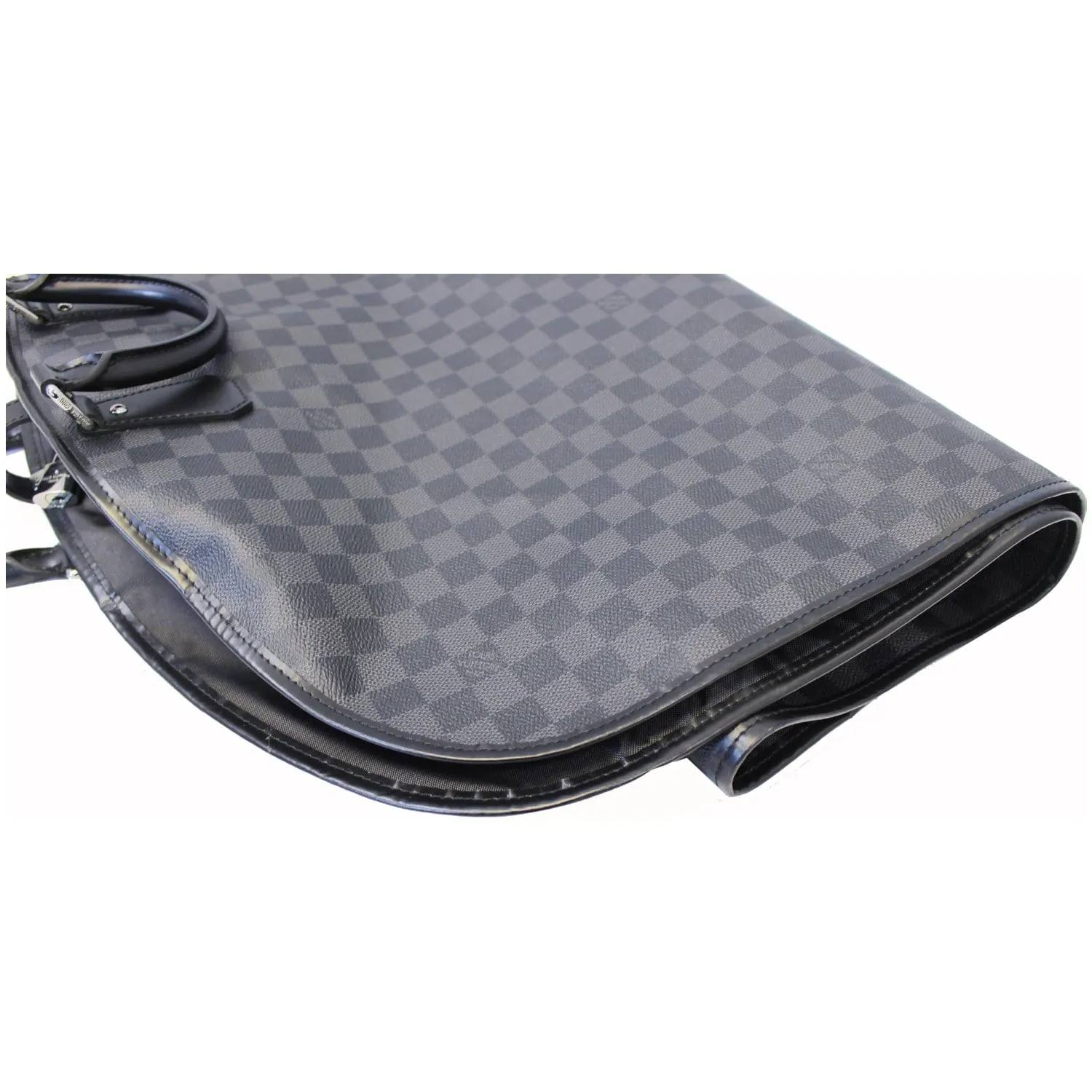 LOUIS VUITTON Damier Graphite Garment Cover Bag Black