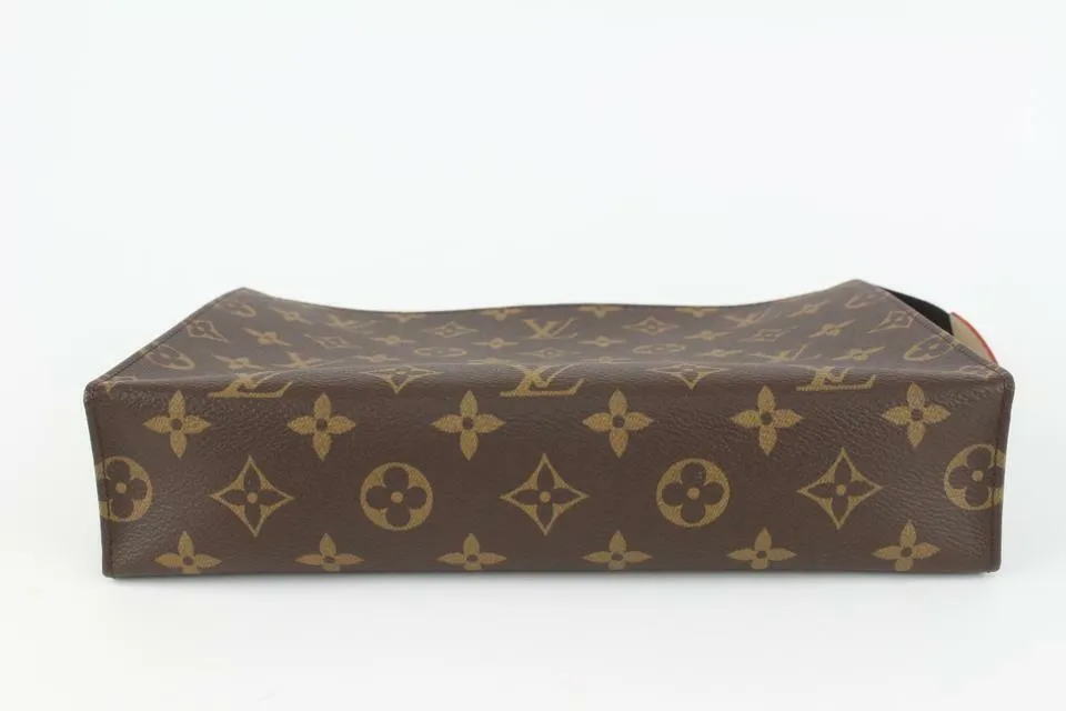 Louis Vuitton Discontinued Monogram Toiletry Pouch 26 Cosmetic Case 1LK1118