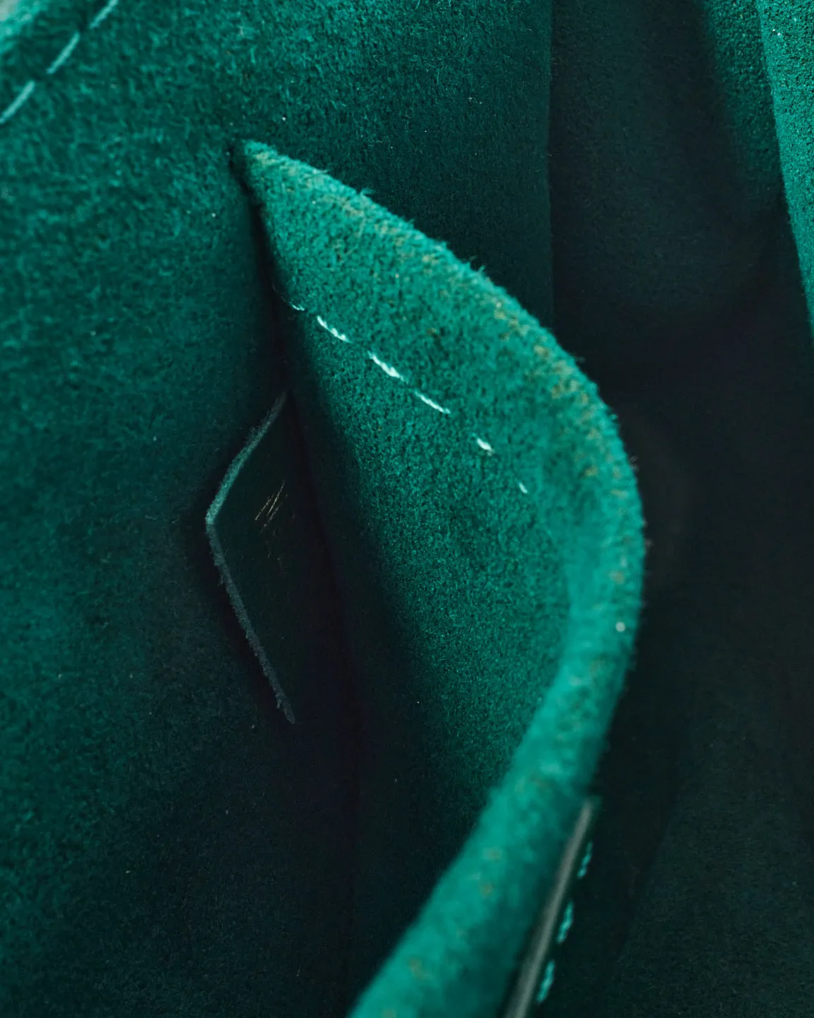 Louis Vuitton Emerald Green Leather New Wave Chain PM