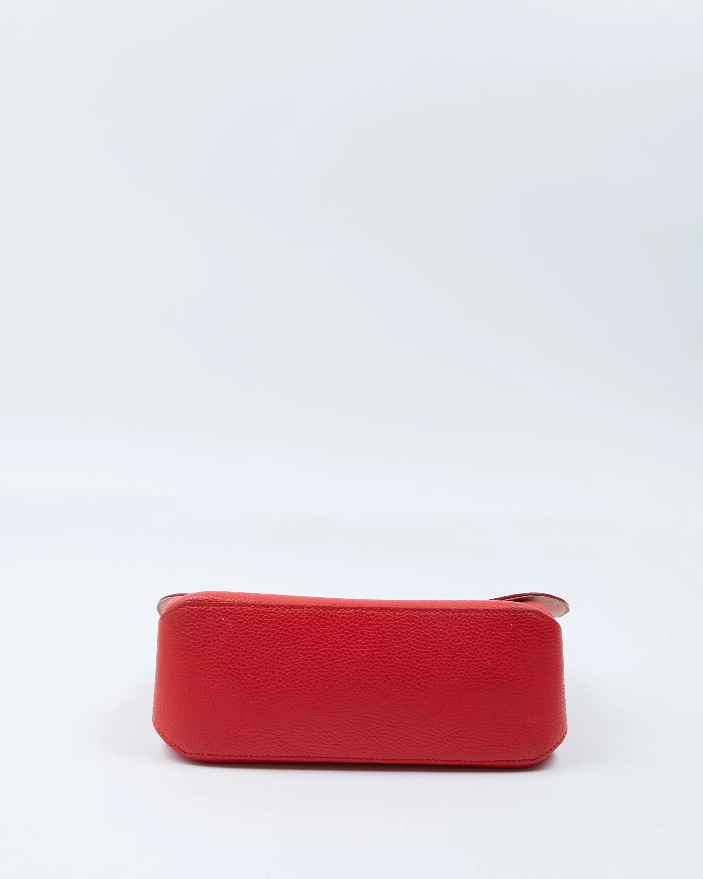 Louis Vuitton Red Taurillon Leather Volta Bag