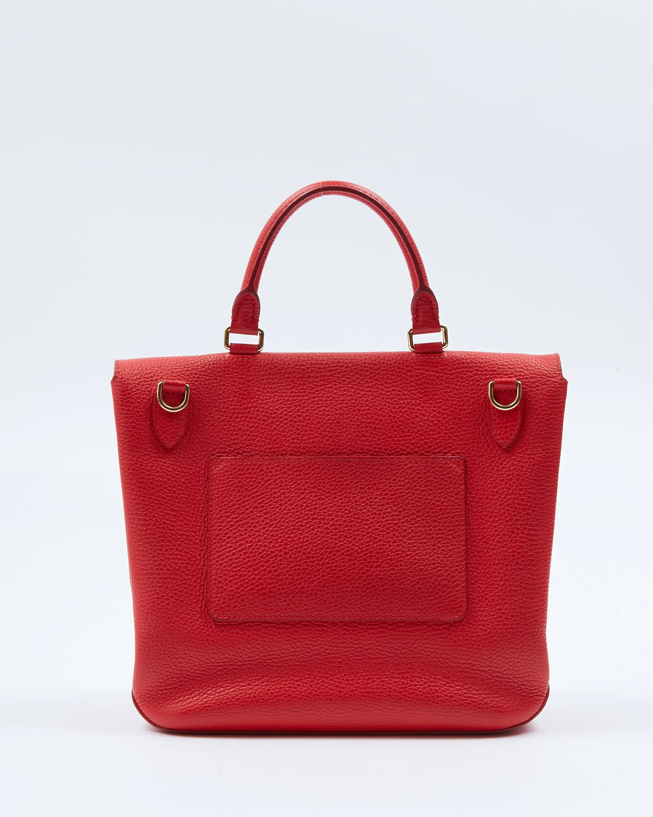 Louis Vuitton Red Taurillon Leather Volta Bag