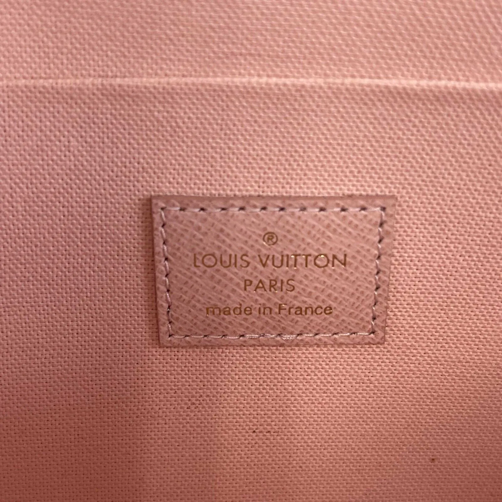 Louis Vuitton - The Pochette Félicie in Damier Azur Canvas w/ Crossbody Chain