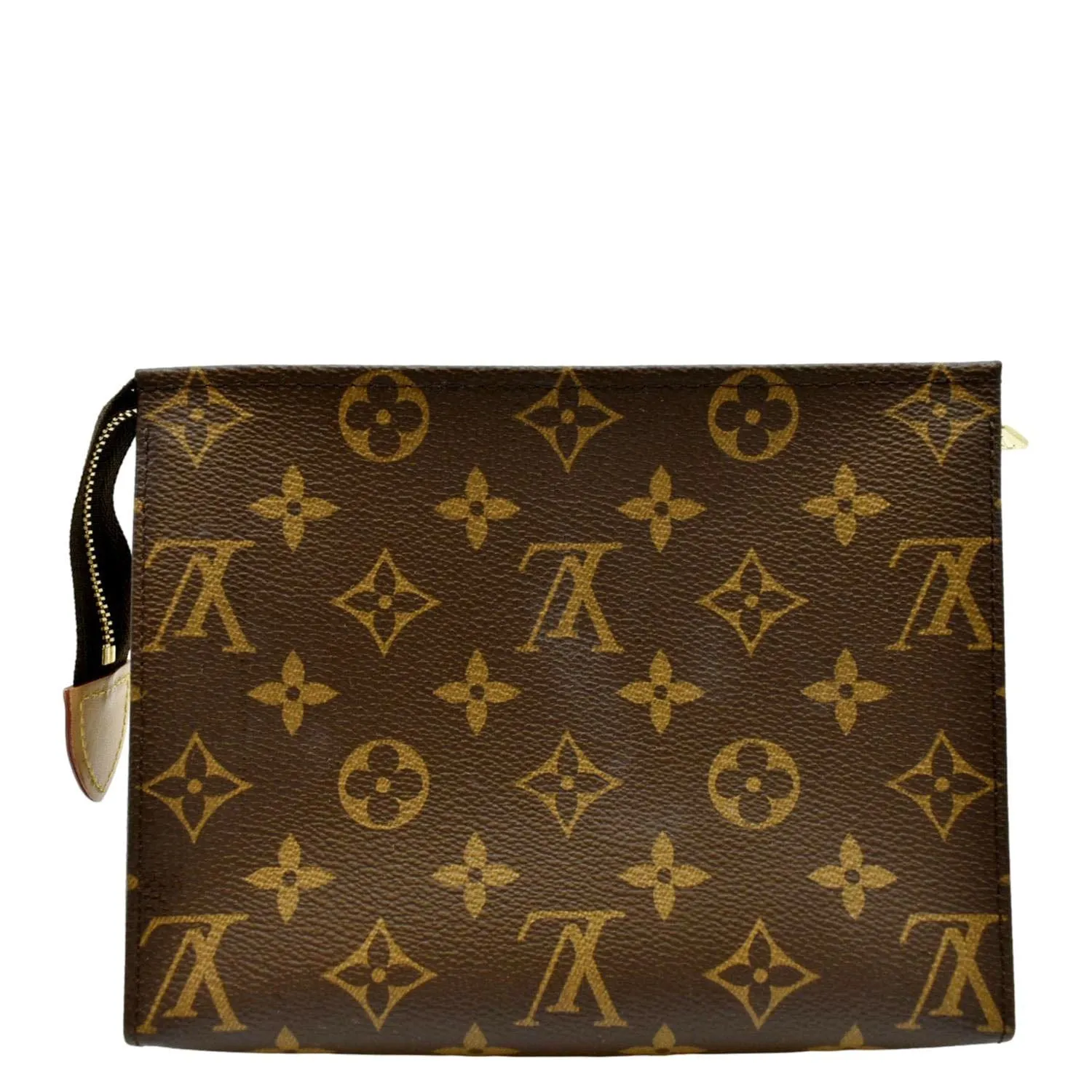 LOUIS VUITTON Toiletry 19 Monogram Canvas Cosmetics Pouch Brown