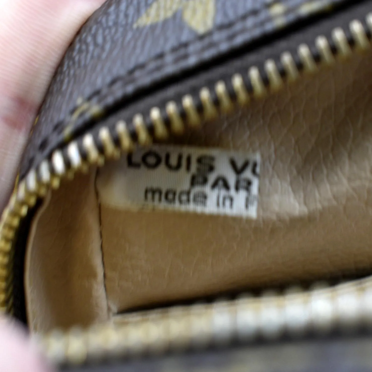LOUIS VUITTON Trousse Toilette 23 Monogram Canvas Cosmetic Pouch Brown