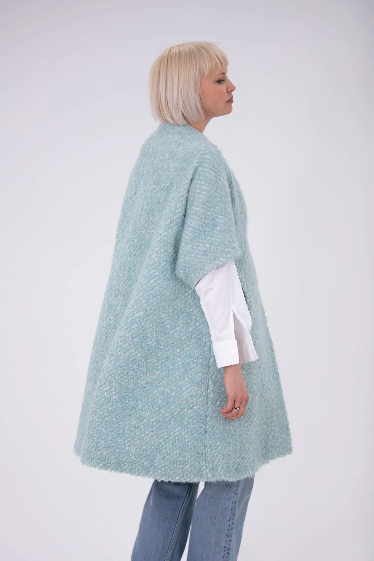 Louisa Wool Boucle Coat