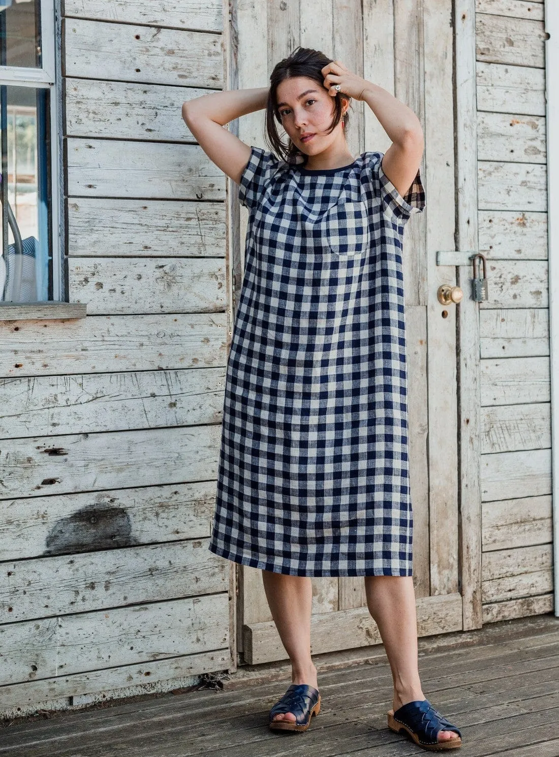 Low Falt Clog in Indigo