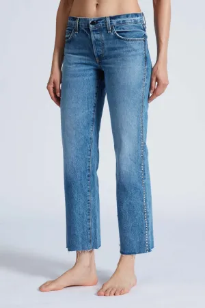 Low Rise Straight | Studded Muse