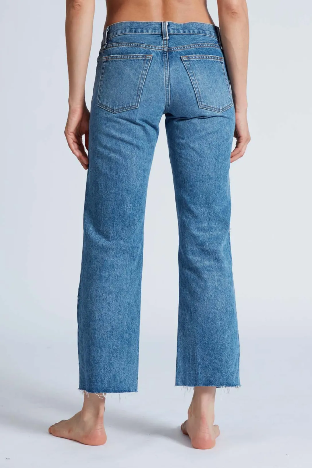 Low Rise Straight | Studded Muse