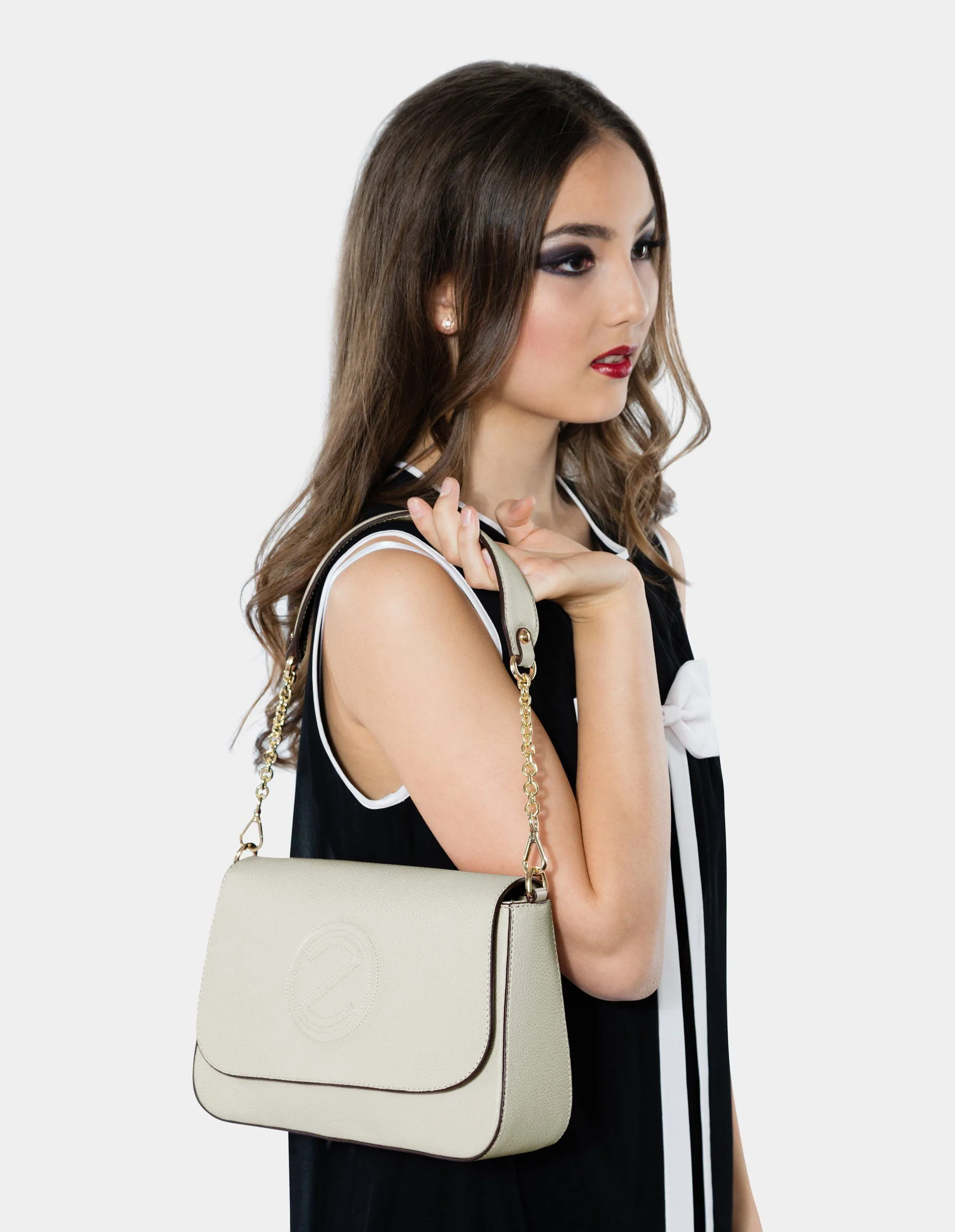 Luna Shoulder Bag light Beige
