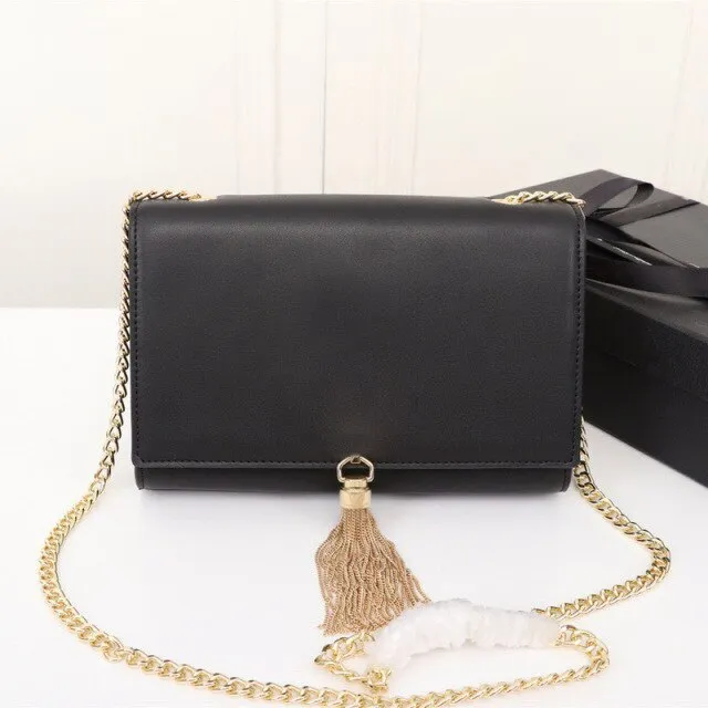 Luxury Chain Wallet With Tassel Designer