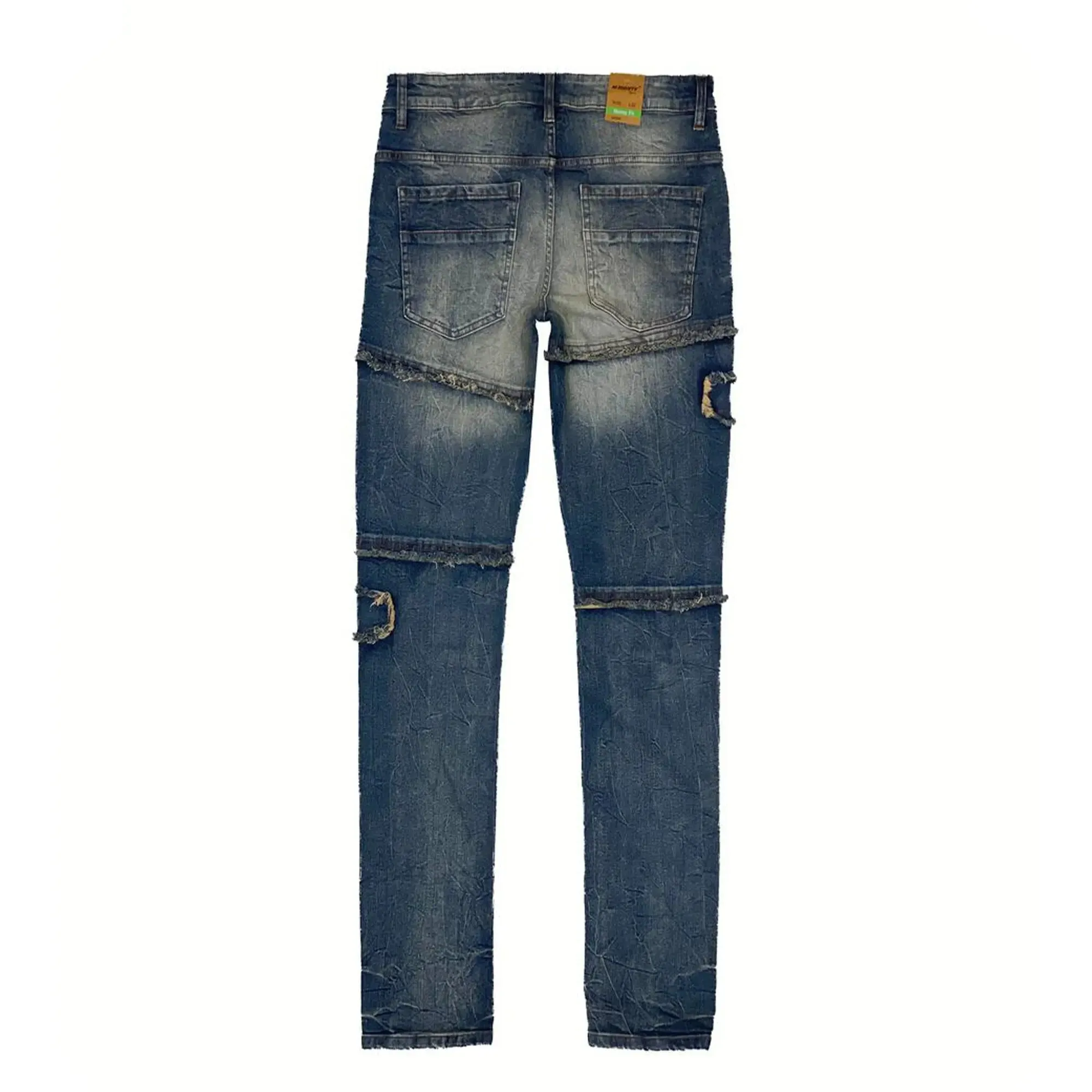 M. Society Men Skinny Fit Denim Jeans(Mud)
