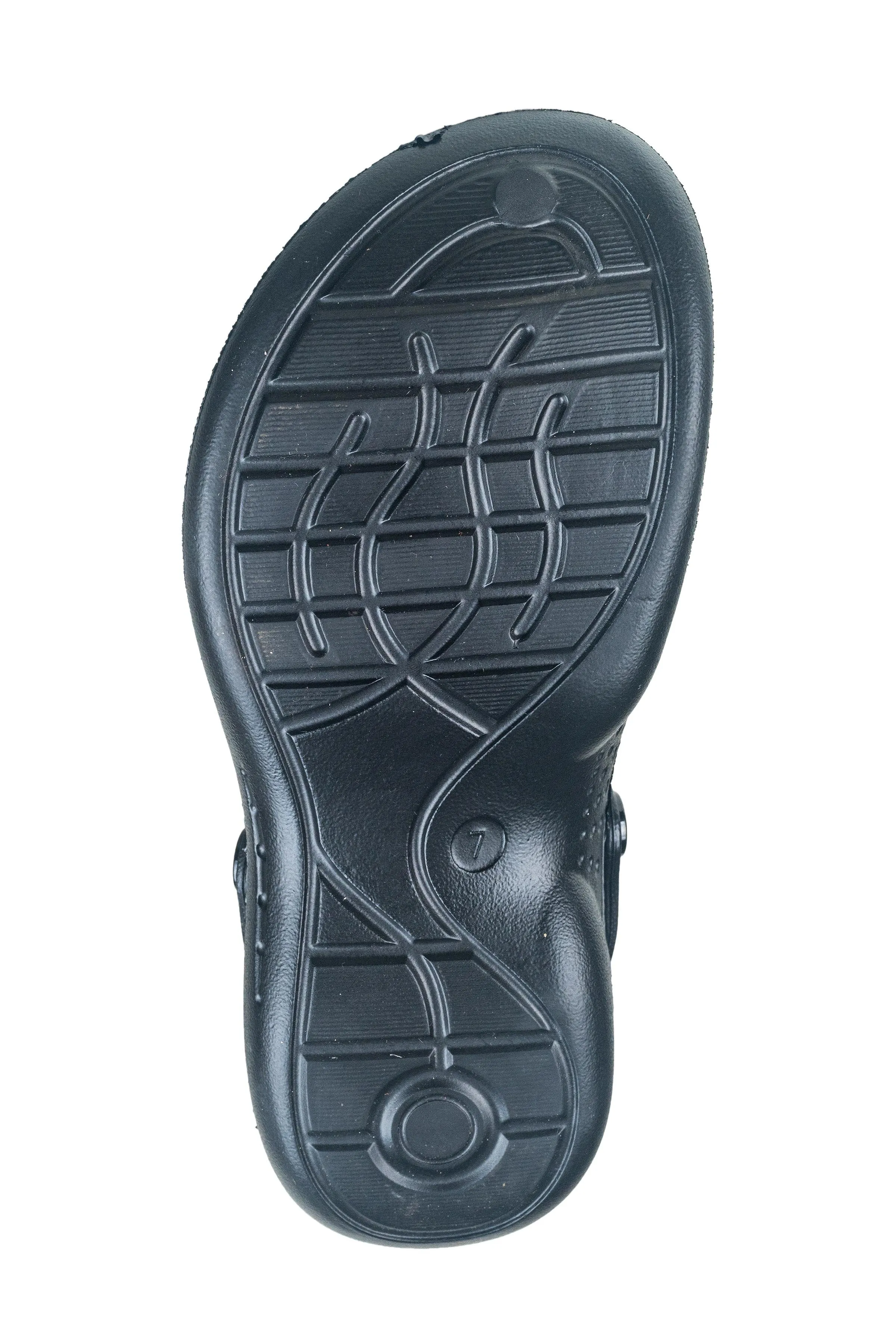 Maclin Gents Black Sandal EVA