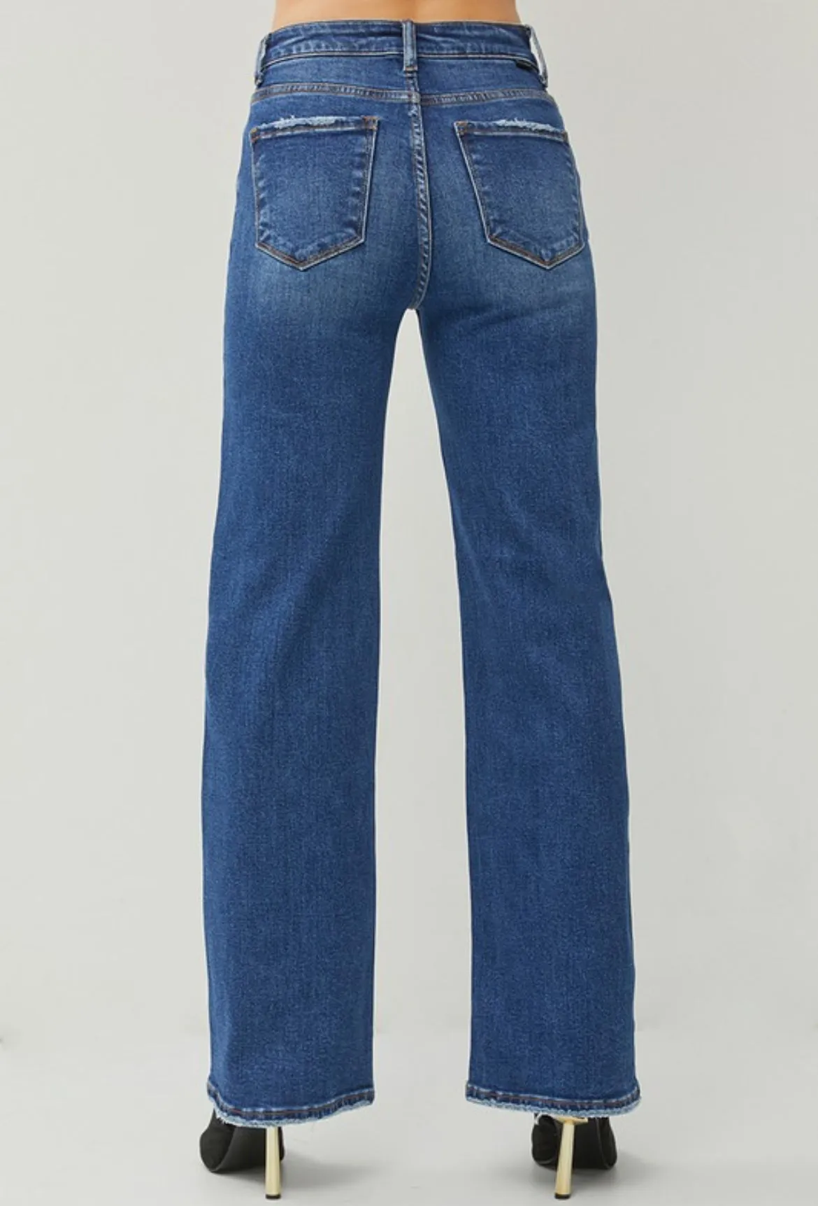 Macy High Rise Straight Denim