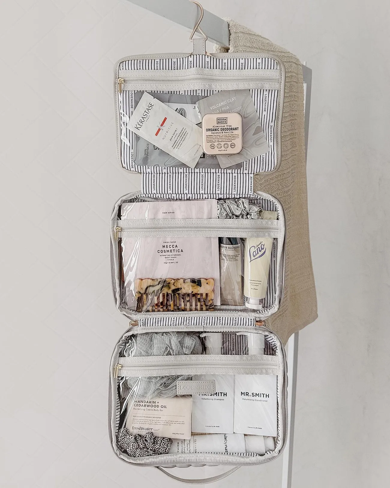 Maggie Cosmetic Case Grey