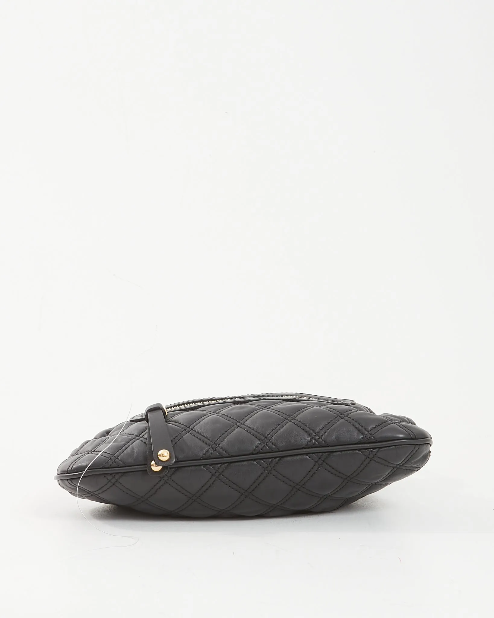 Marc Jacobs Black Leather Clutch Chain Shoulder Bag