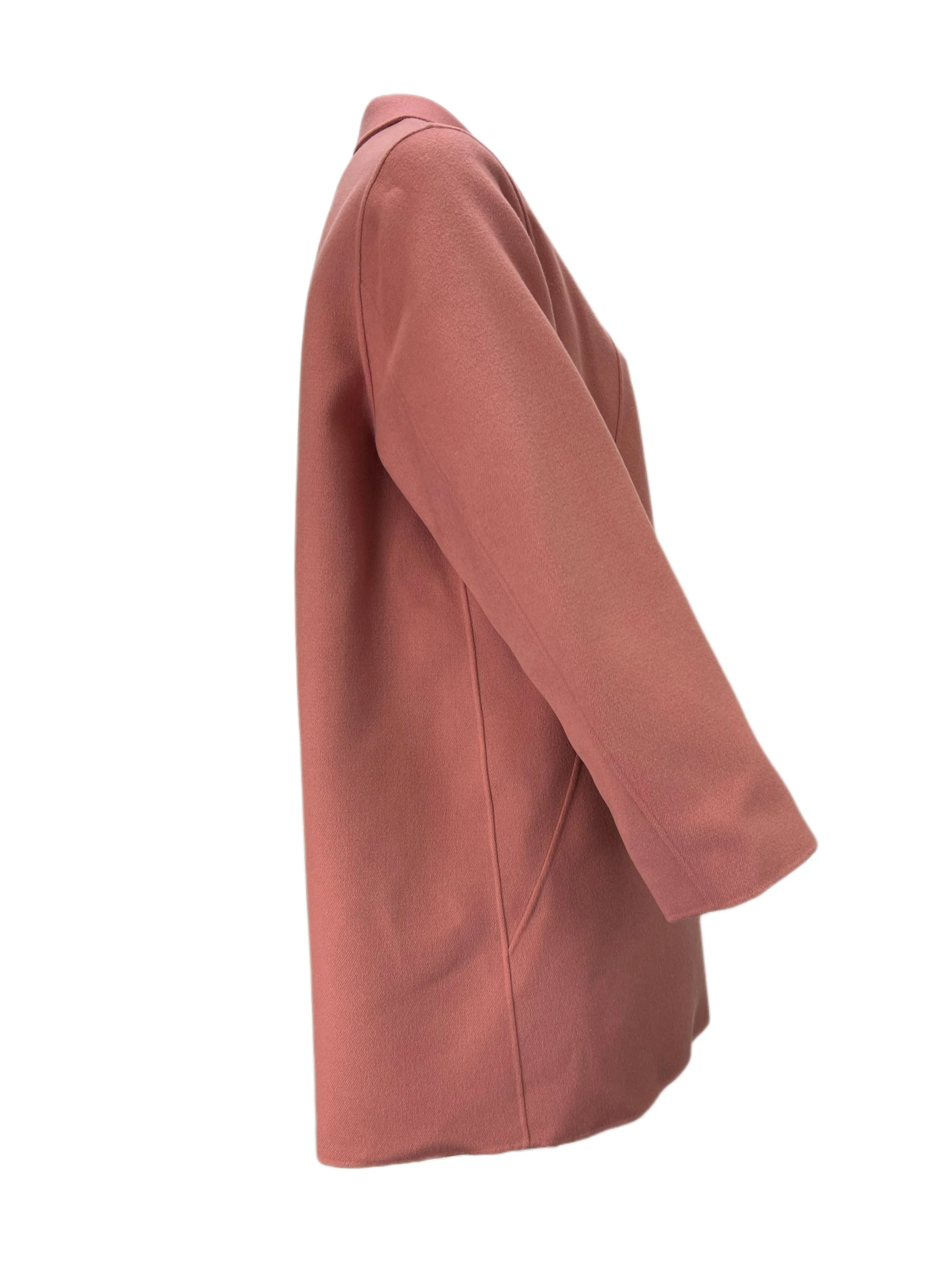 Marina Rinaldi Women's Pink Timo Wool Coat NWT