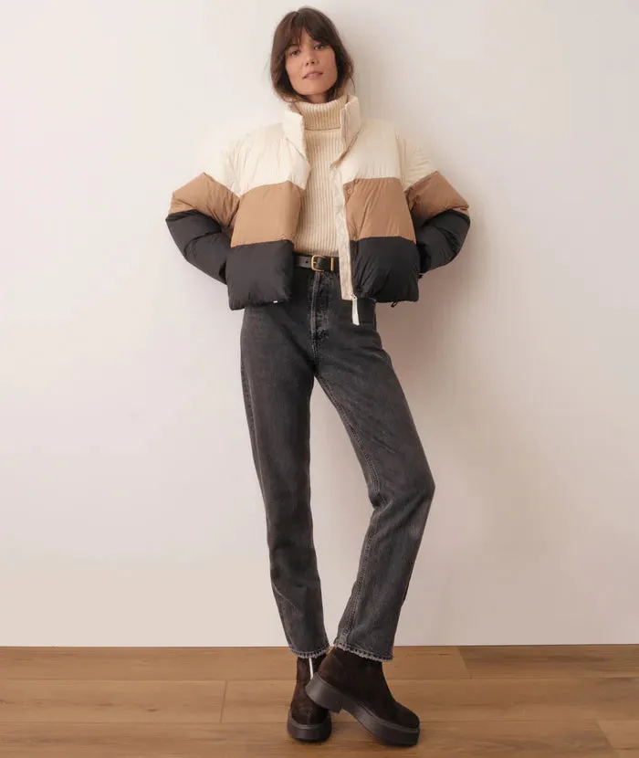 Marine Layer Gia Crop Puffer Jacket