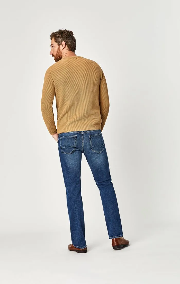 MAVI ZACH STRAIGHT LEG JEANS - MID ORGANIC