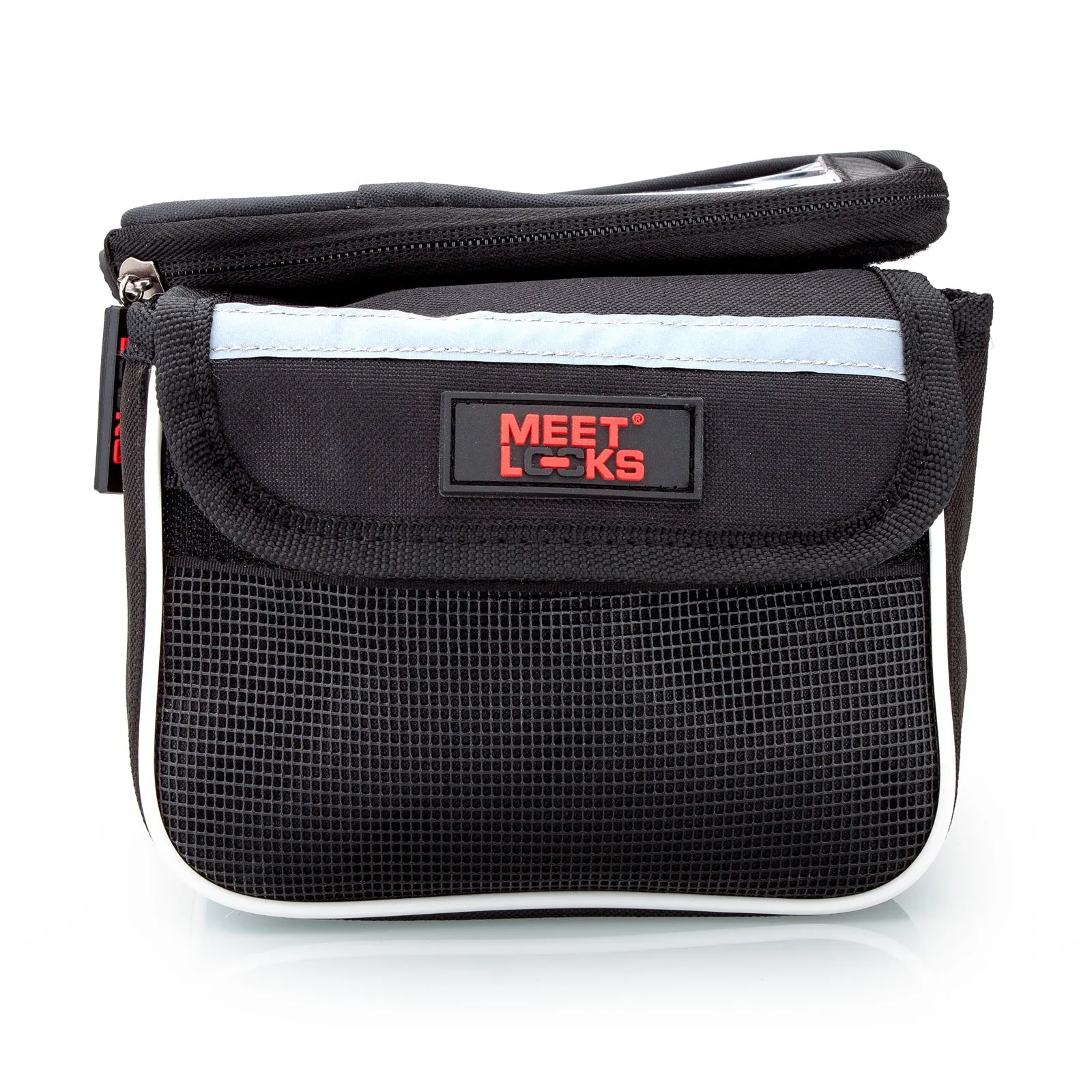 MEETLOCKS Bike bags Cycling Panniers Front Tube Bag Phone Screen 5.7",BAG0006