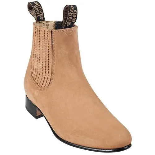 Men's Wild West Nobuck Charro Boots