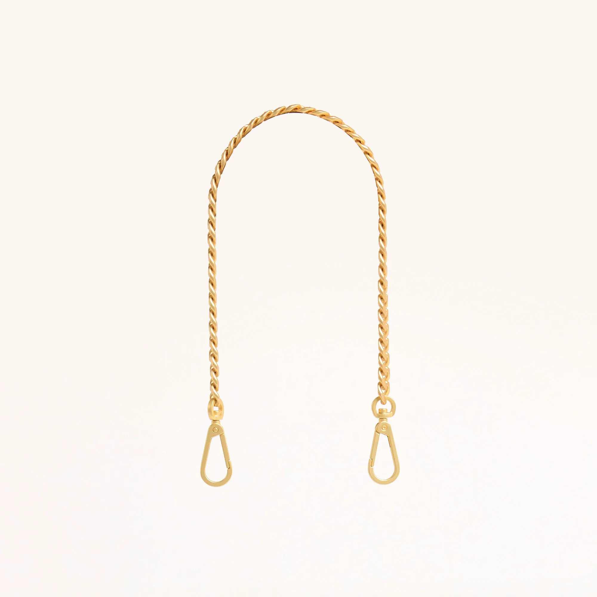 Metal Chain Shoulder Strap | Brushed Gold