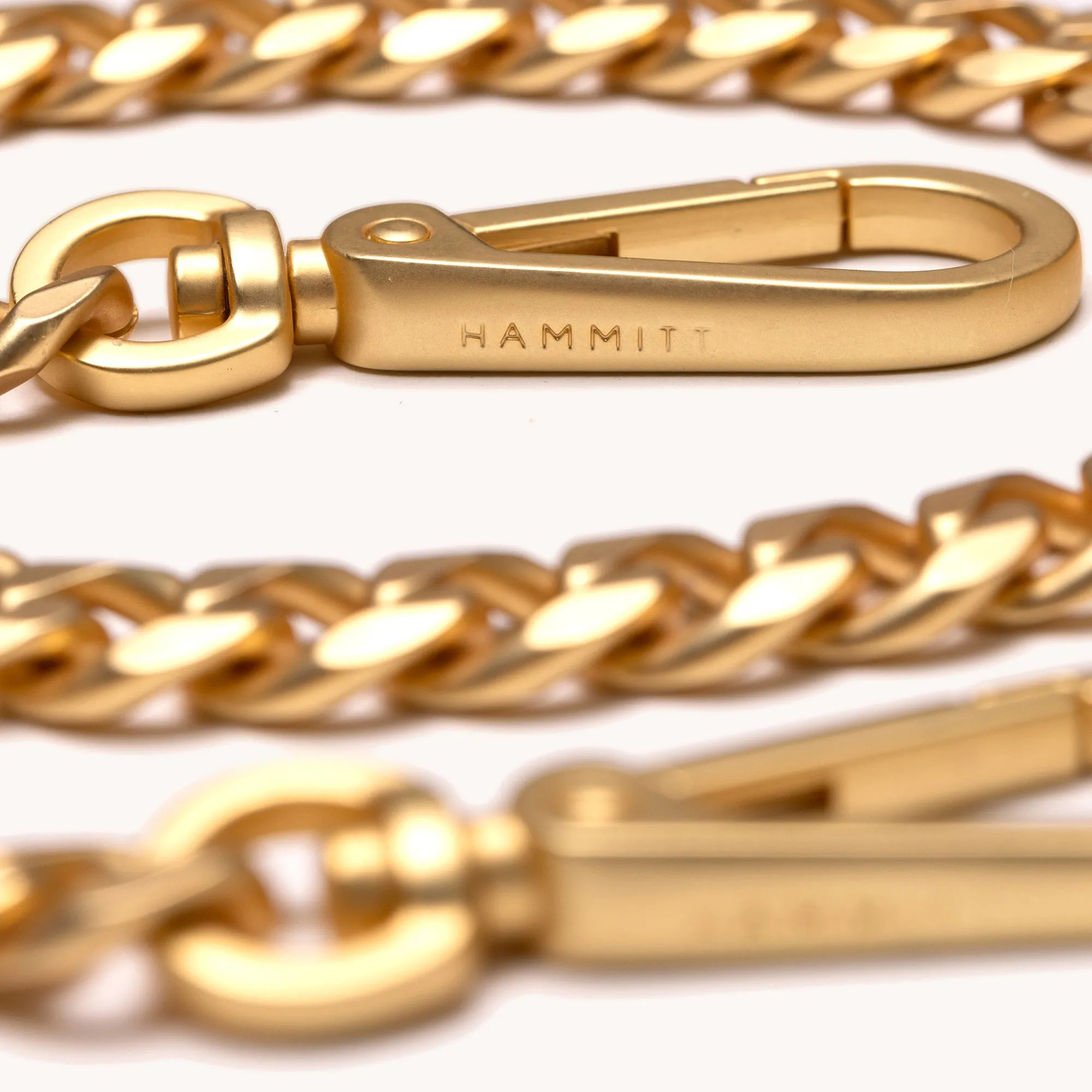 Metal Chain Shoulder Strap | Brushed Gold