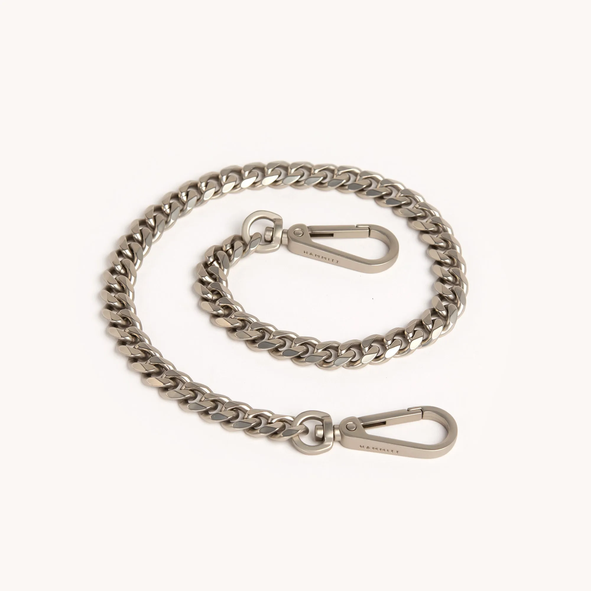 Metal Chain Shoulder Strap | Brushed Silver