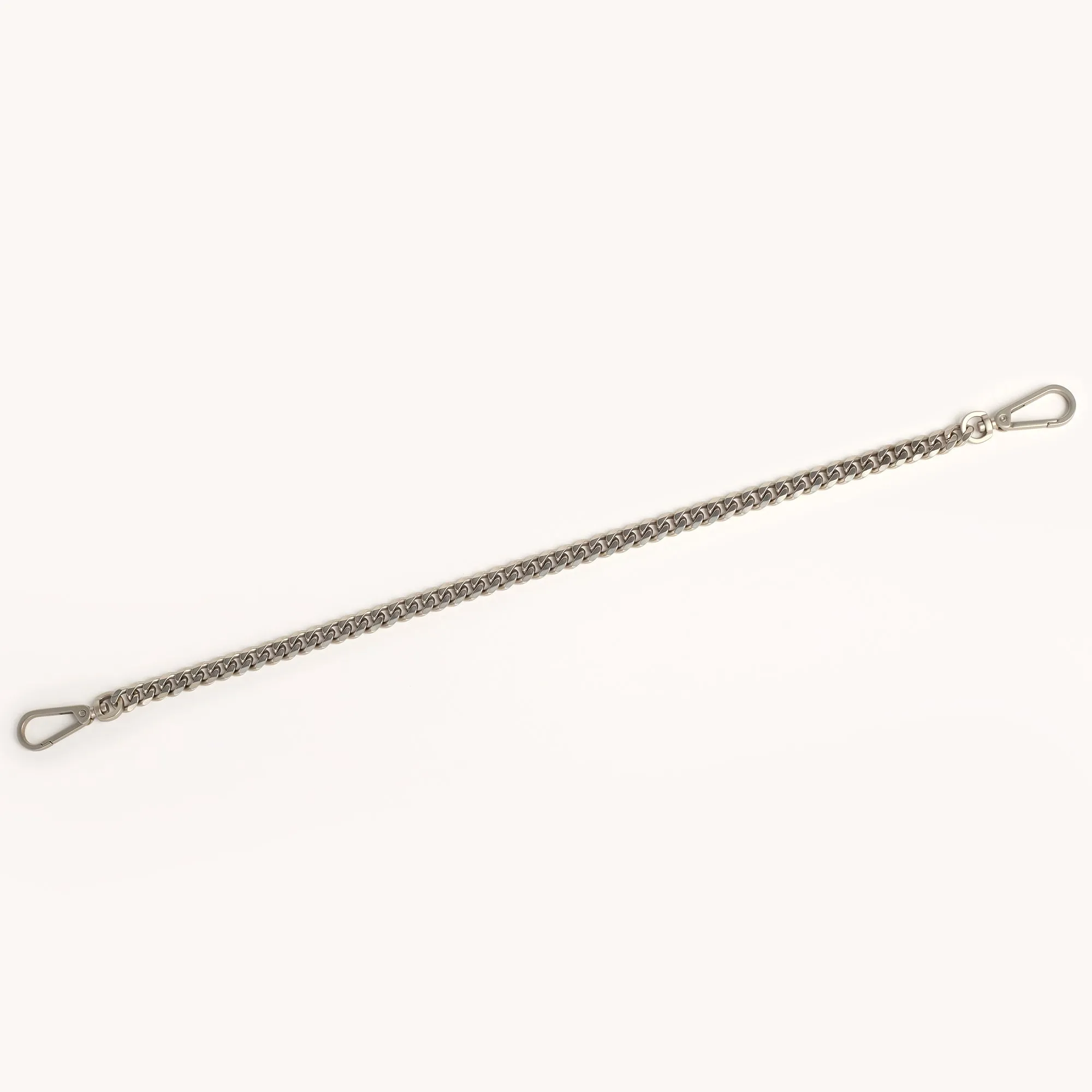 Metal Chain Shoulder Strap | Brushed Silver