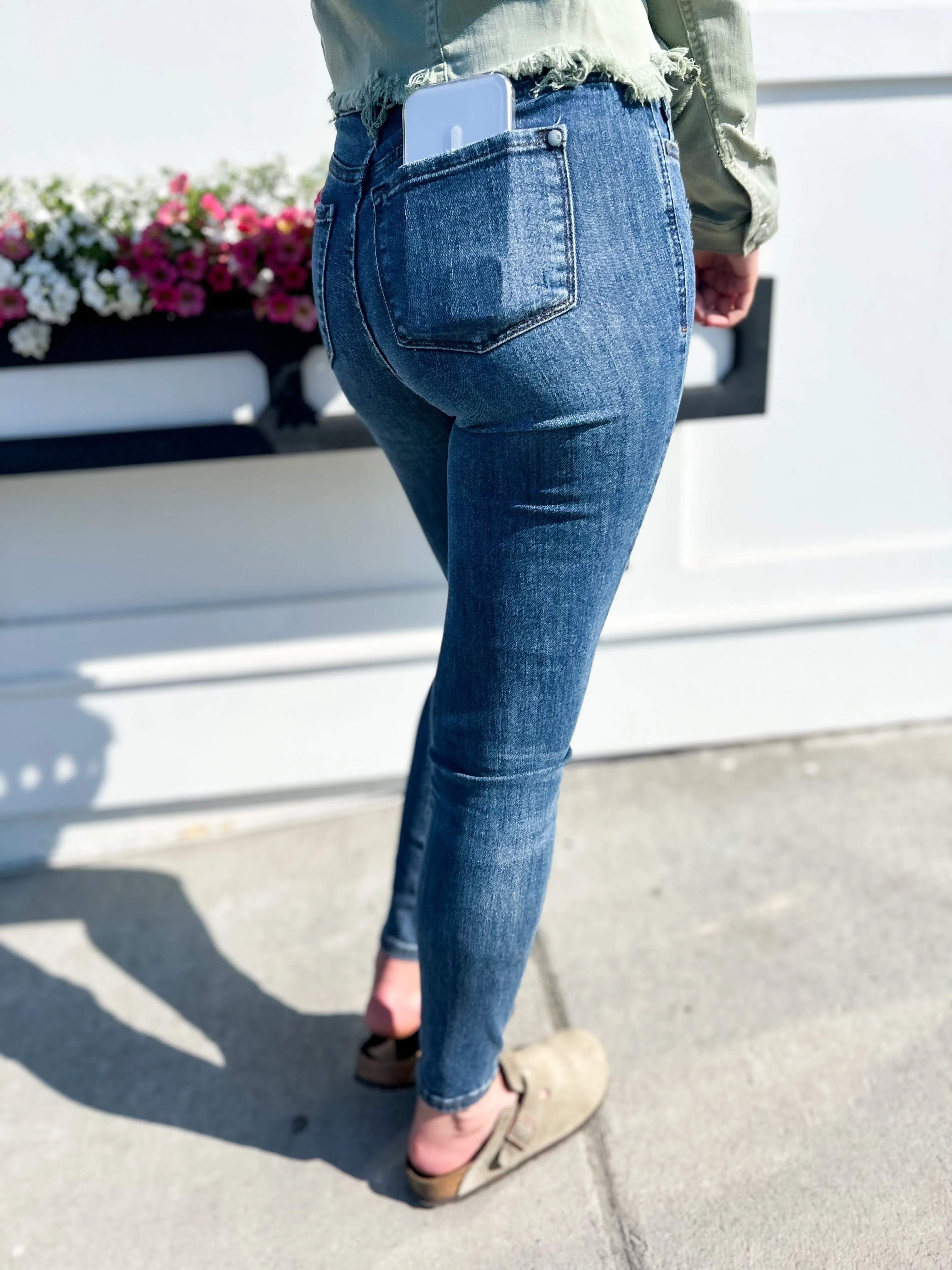 Mia Mid Rise Tummy Control Skinny Jean