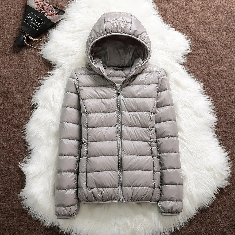 Michelle | Women’s Puffer Jacket with Hoodie