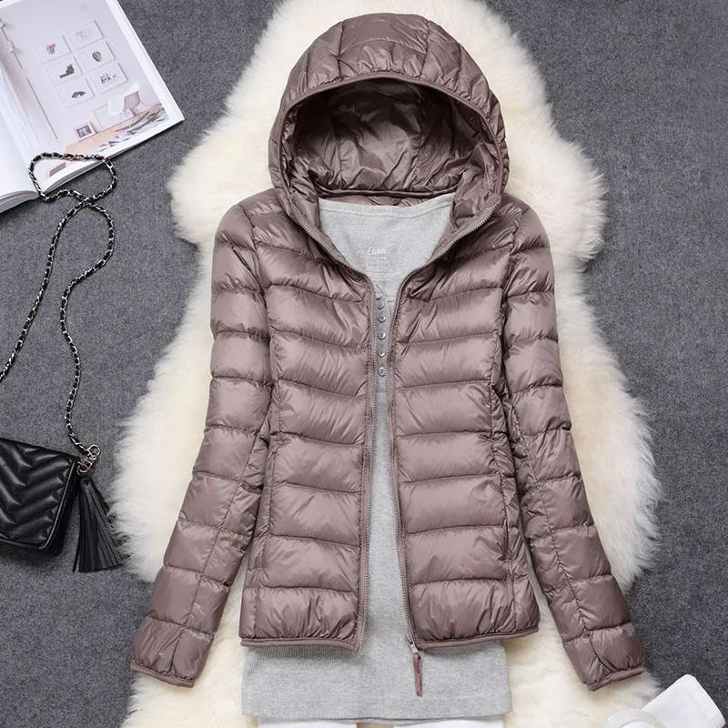 Michelle | Women’s Puffer Jacket with Hoodie