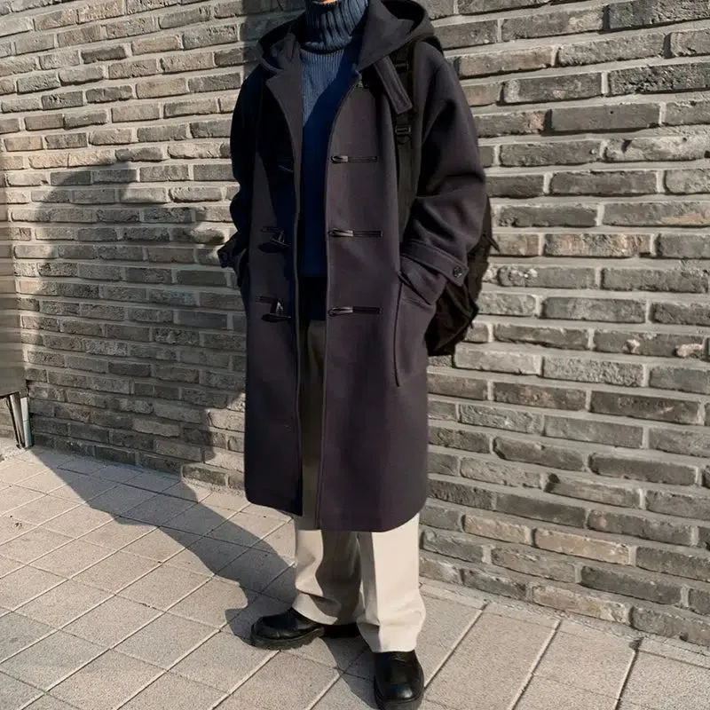 Mid-length Knee-length Woolen Coat