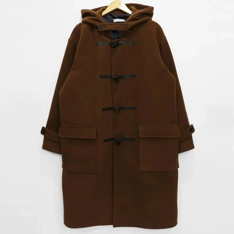 Mid-length Knee-length Woolen Coat