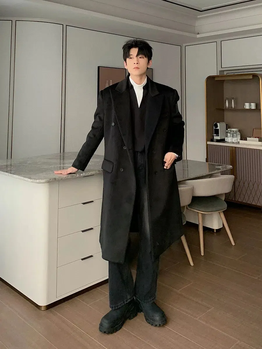 Mid-length Woolen Coat