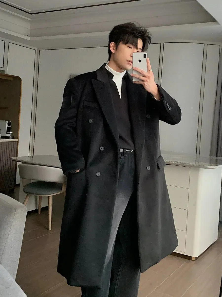 Mid-length Woolen Coat