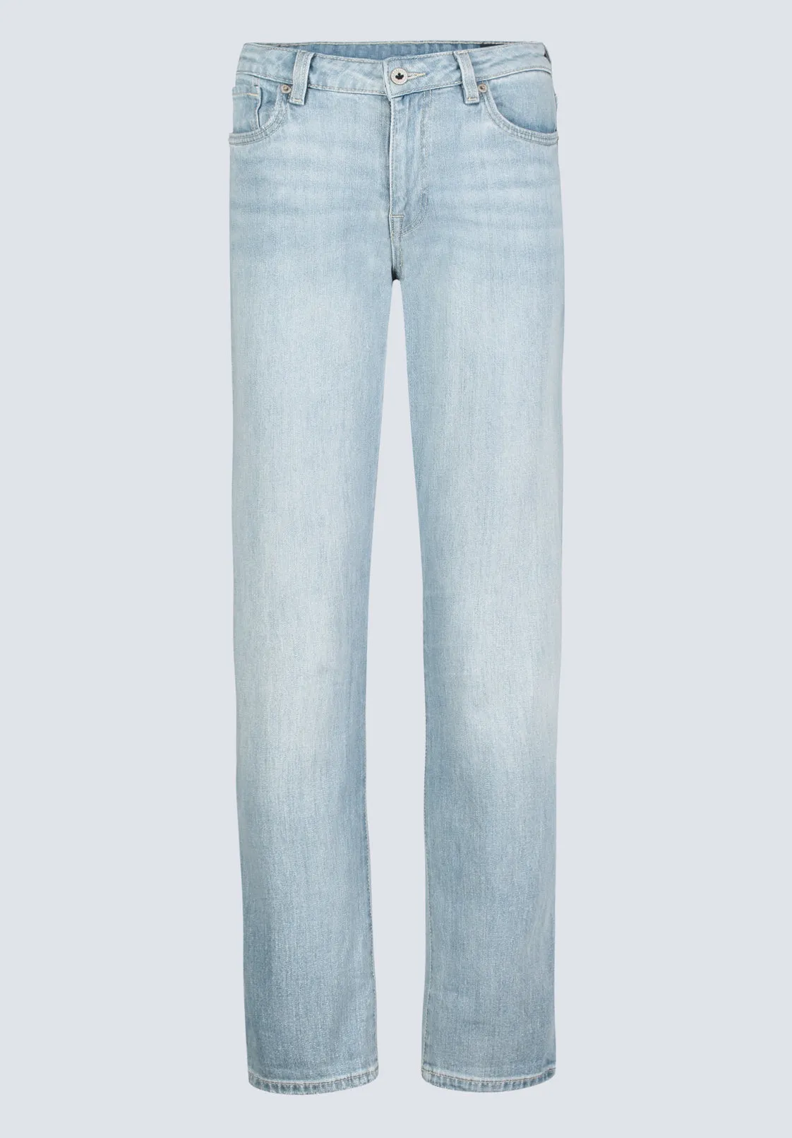 Mid Rise Bootcut Queen Women's Jeans, Vintage Light Blue - BL15985