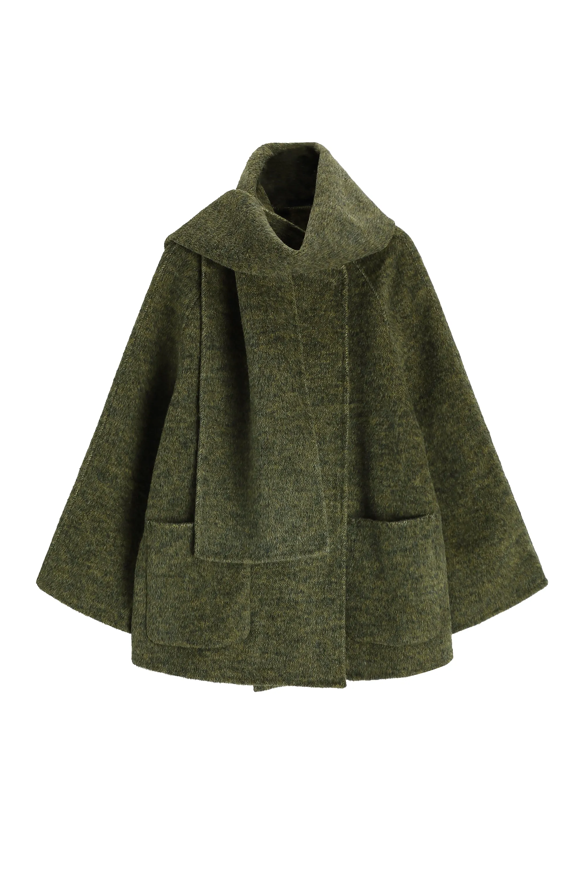 Miley Wool Blend Coat - Green