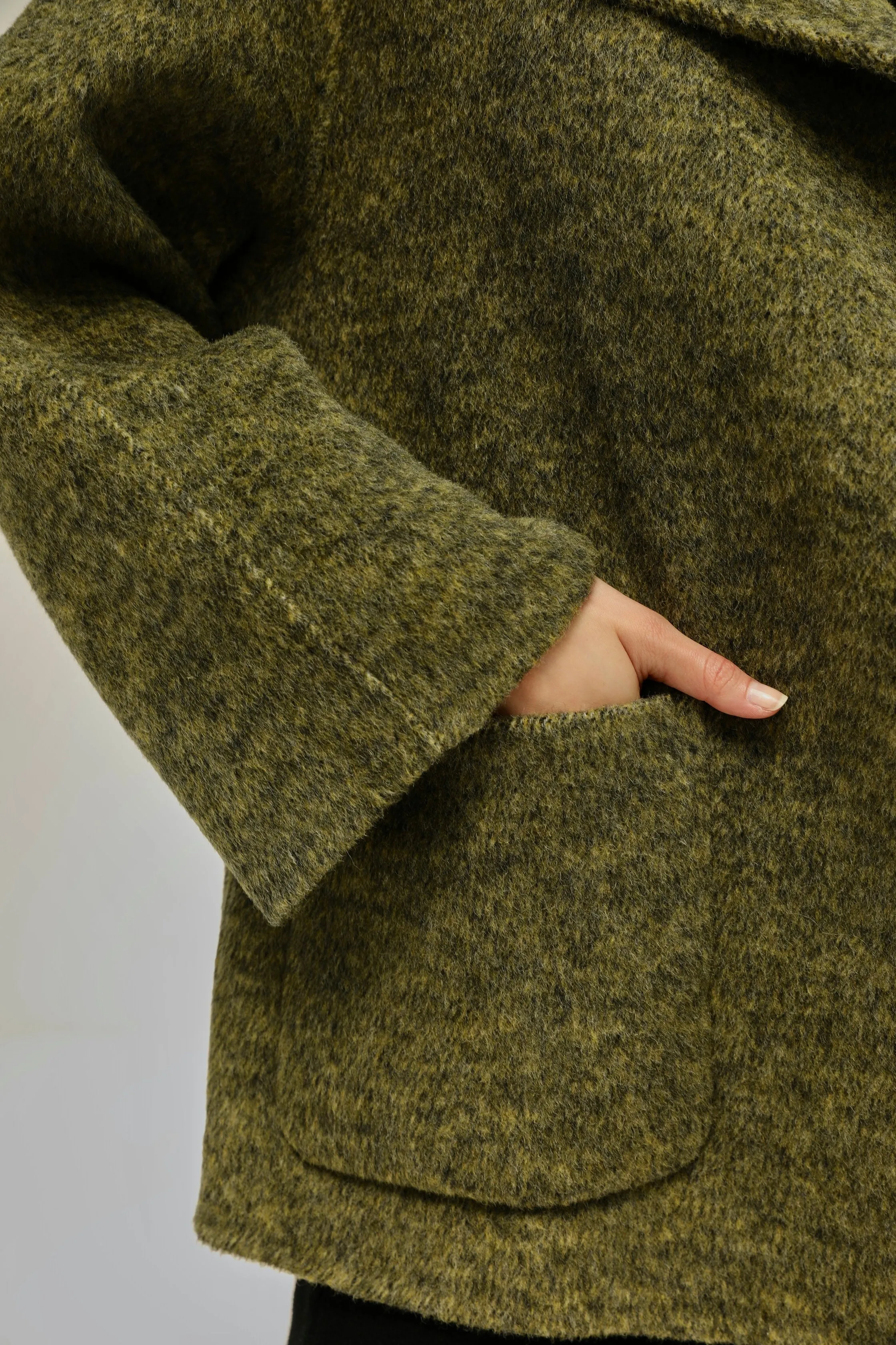 Miley Wool Blend Coat - Green