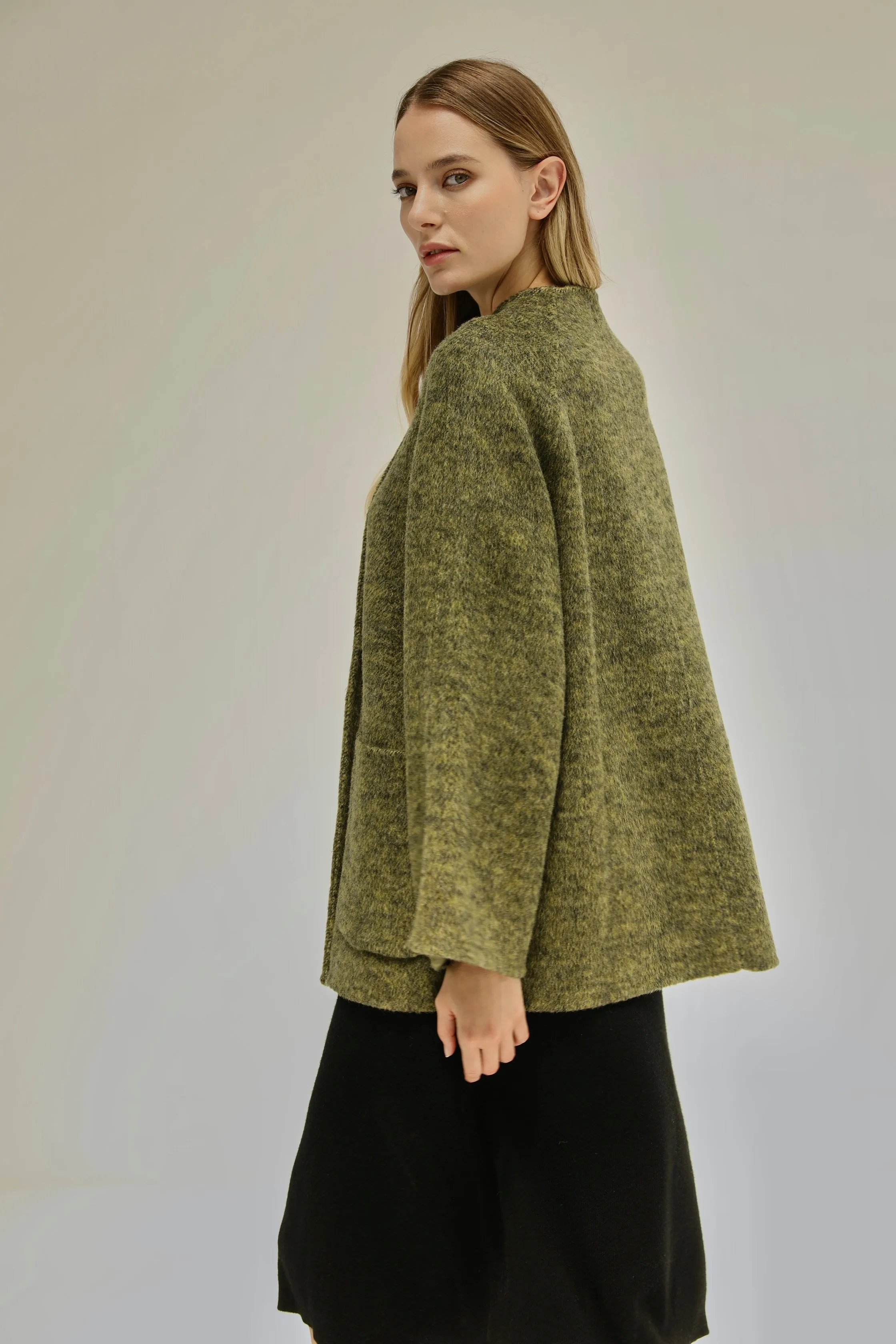 Miley Wool Blend Coat - Green