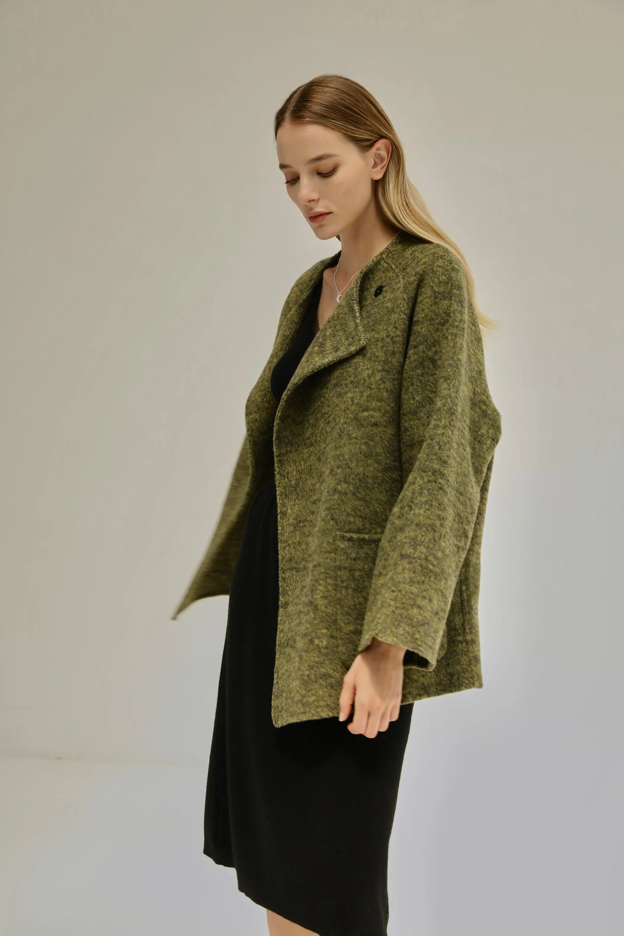 Miley Wool Blend Coat - Green