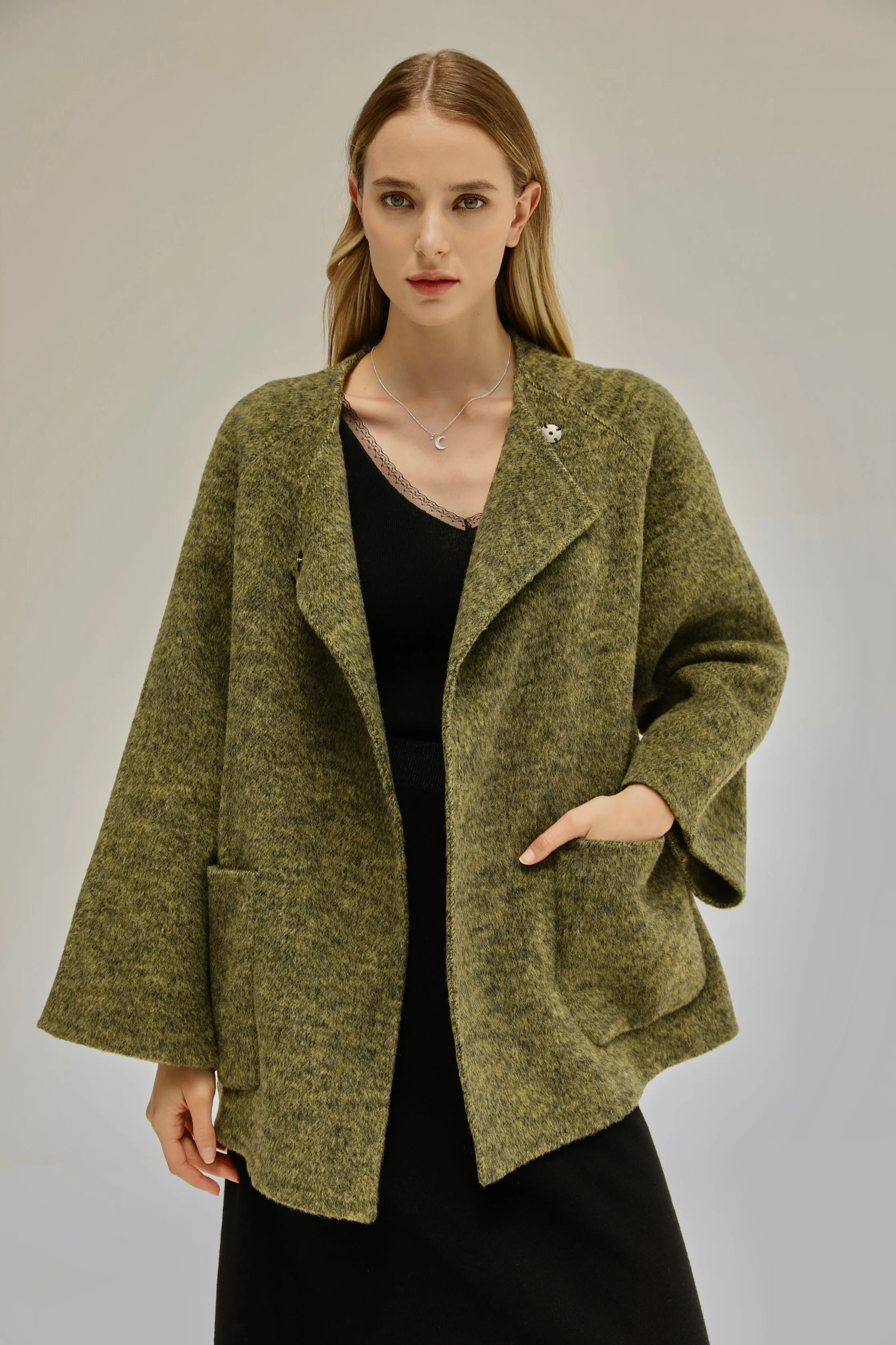 Miley Wool Blend Coat - Green