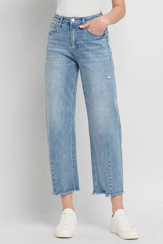 Milwaukee High Rise Barrel Denim