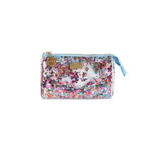 Mini Confetti Zip Cosmetic Bag