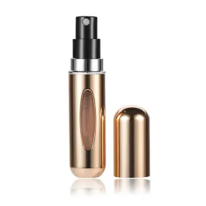 Mini Perfume Refillable Spray Bottle 5ml Portable Refillable Spray Capsule Scent Pump Empty Cosmetic Container Atomizer for Travel