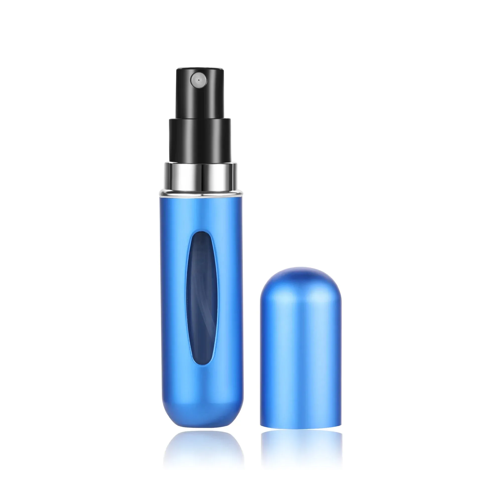 Mini Perfume Refillable Spray Bottle 5ml Portable Refillable Spray Capsule Scent Pump Empty Cosmetic Container Atomizer for Travel