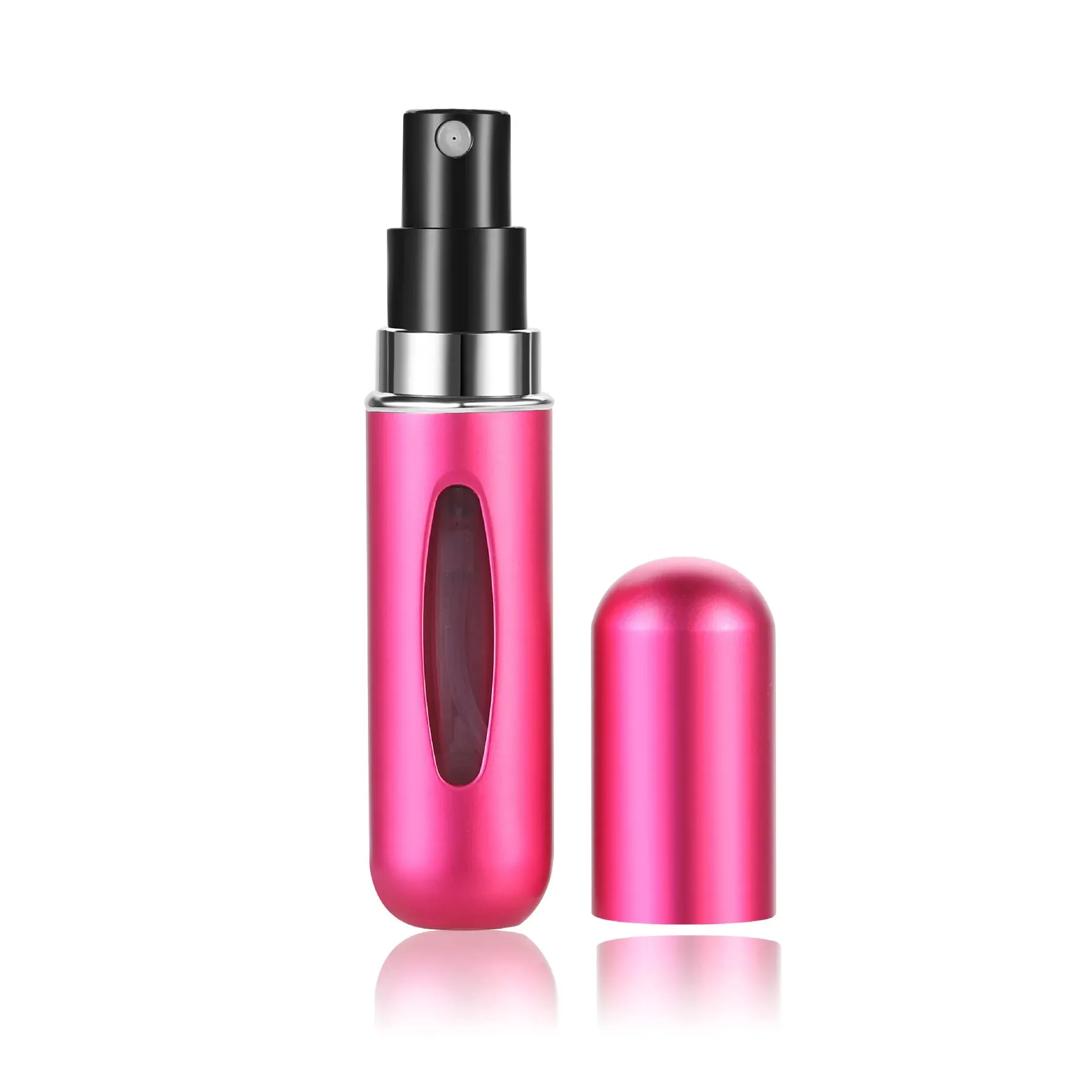 Mini Perfume Refillable Spray Bottle 5ml Portable Refillable Spray Capsule Scent Pump Empty Cosmetic Container Atomizer for Travel