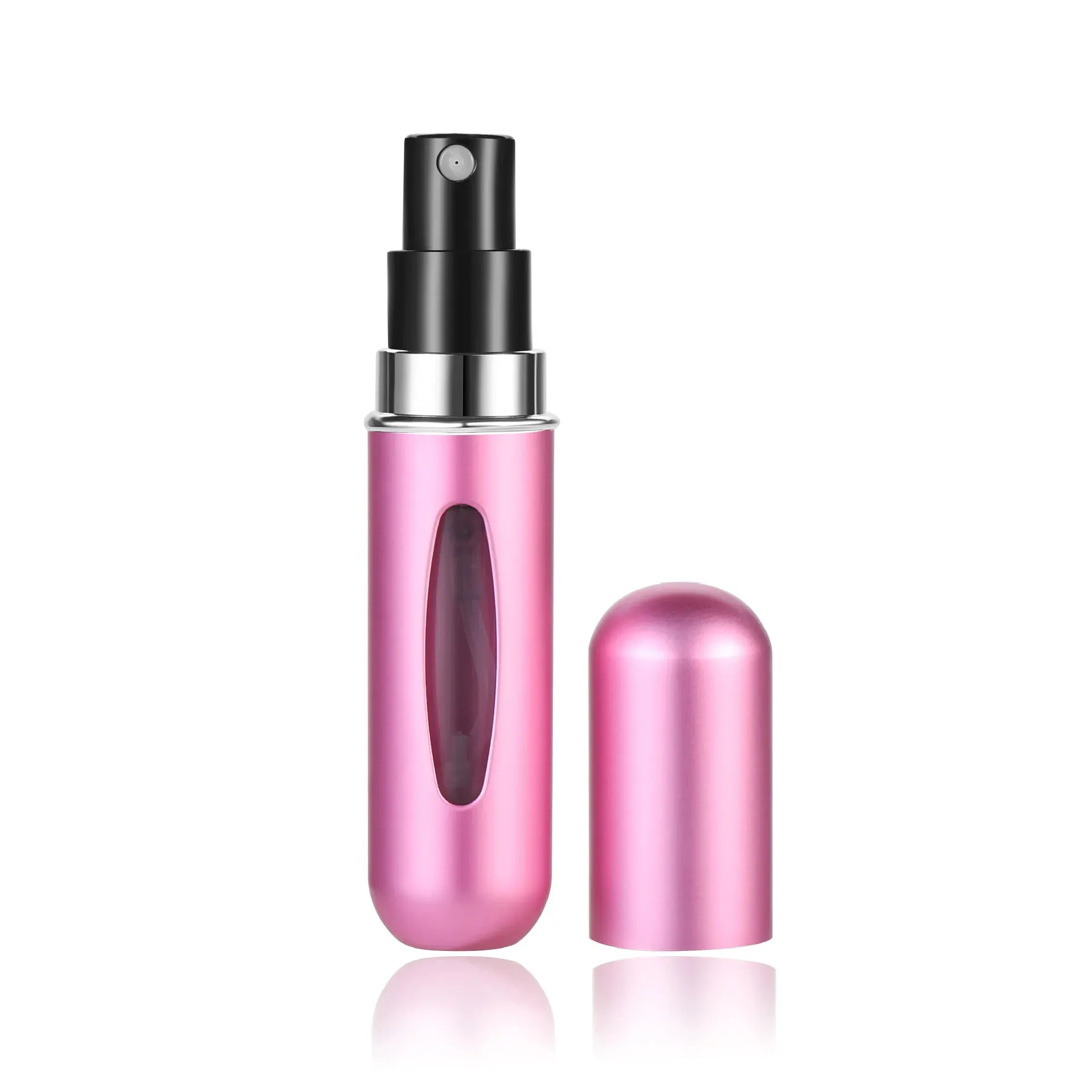 Mini Perfume Refillable Spray Bottle 5ml Portable Refillable Spray Capsule Scent Pump Empty Cosmetic Container Atomizer for Travel