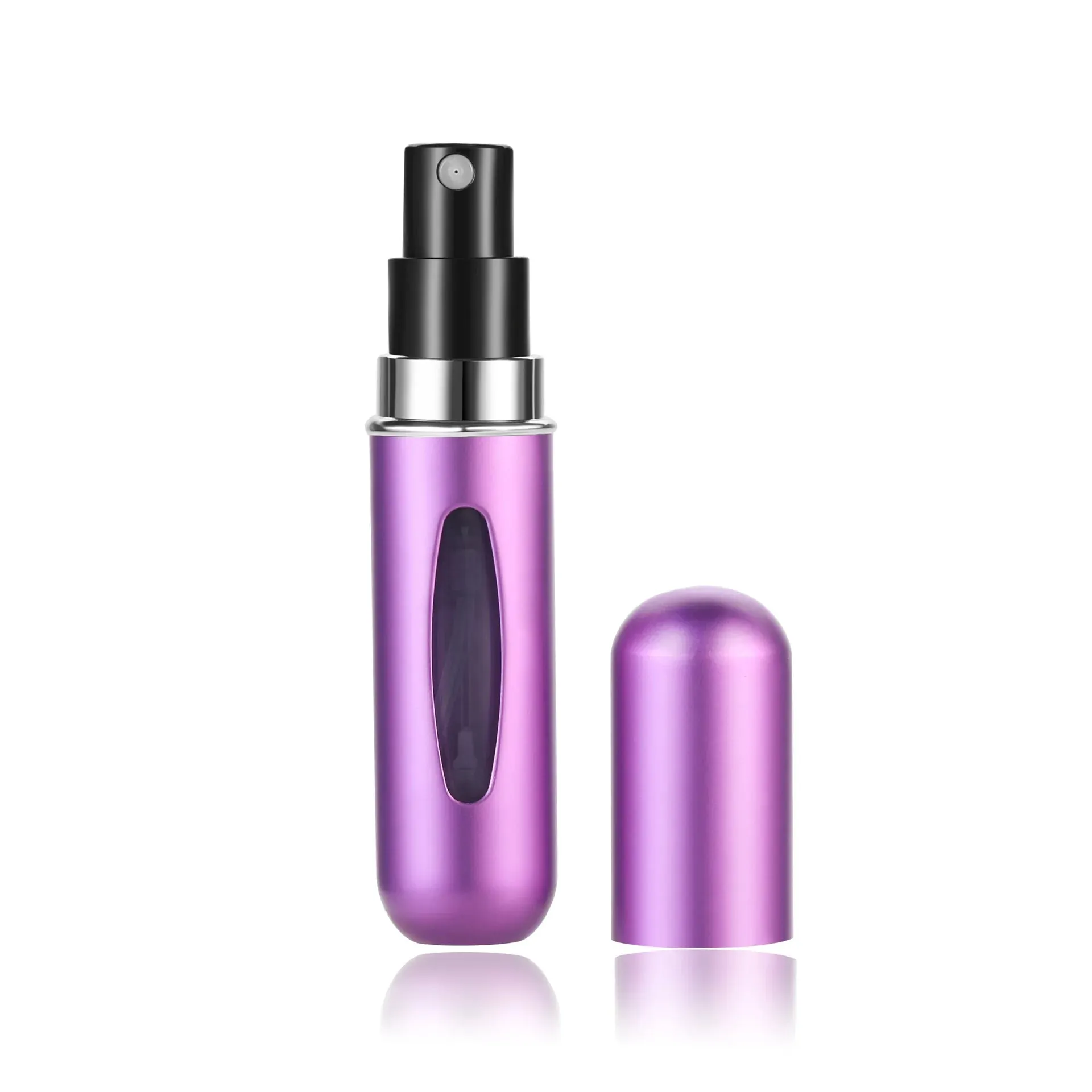 Mini Perfume Refillable Spray Bottle 5ml Portable Refillable Spray Capsule Scent Pump Empty Cosmetic Container Atomizer for Travel