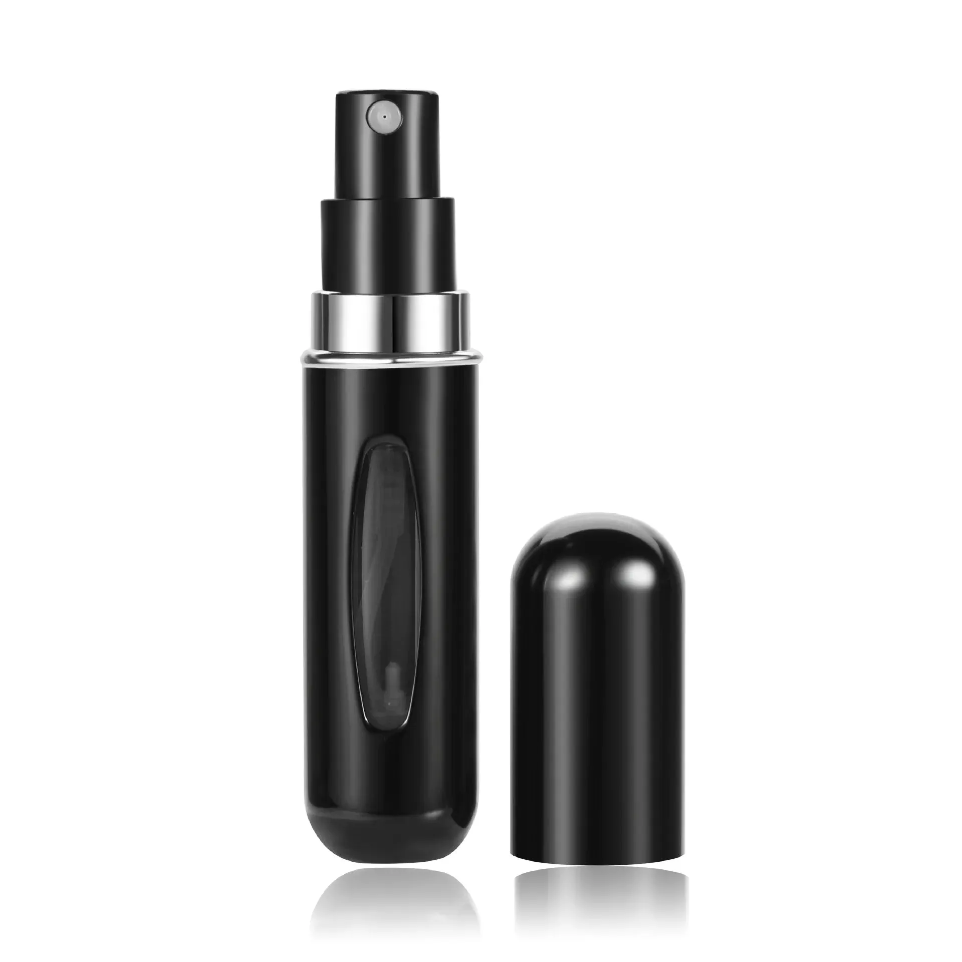 Mini Perfume Refillable Spray Bottle 5ml Portable Refillable Spray Capsule Scent Pump Empty Cosmetic Container Atomizer for Travel